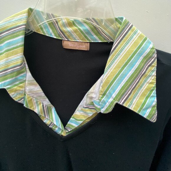 Vintage Twenty One Blouse size Medium two in one top Dress Shirt - Picture 5 of 5